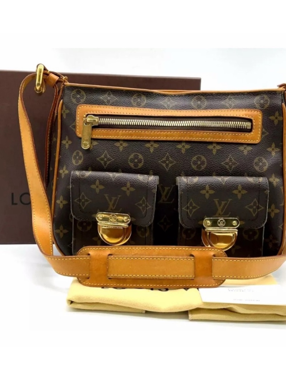 Louis Vuitton Hudson GM w Box + Dust bag + Lock & Key | Vintage, Stunning